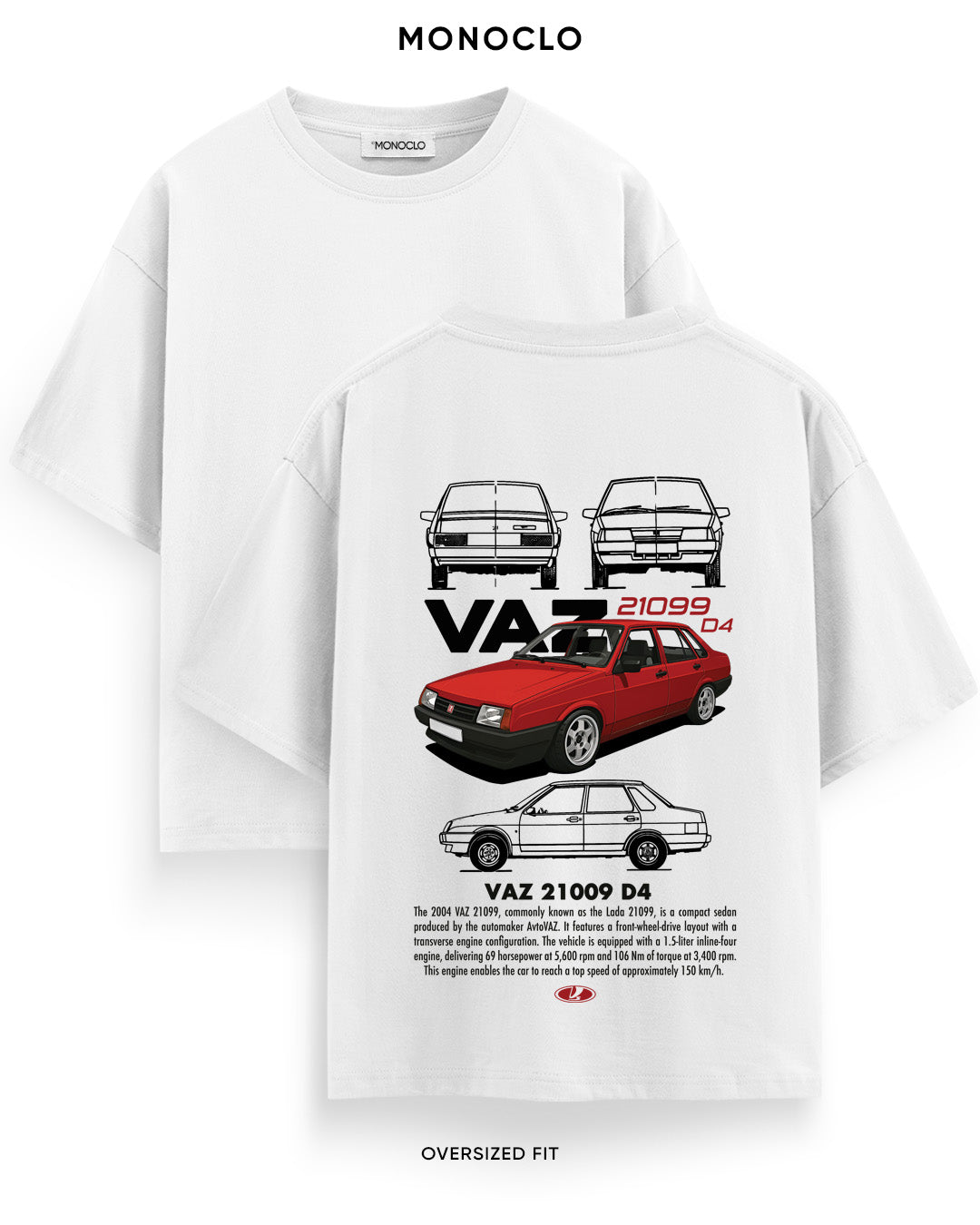 Футболка VAZ 21099 D4 - MONOCLO UA