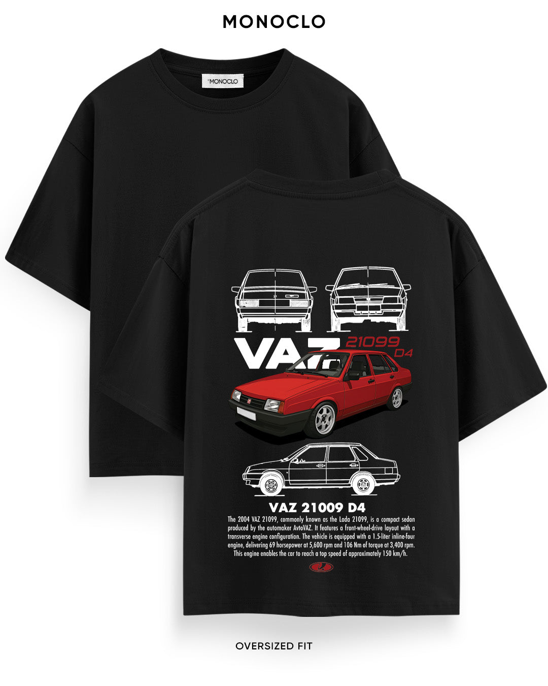 Футболка VAZ 21099 D4 - MONOCLO UA