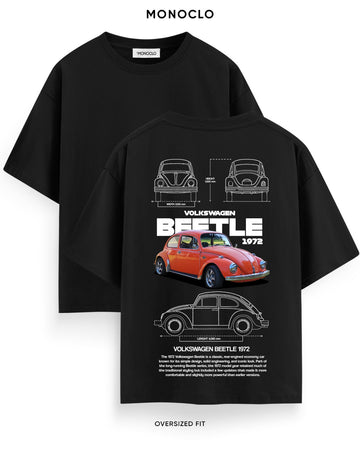 Футболка Volkswagen Beetle 1972 – Чорний