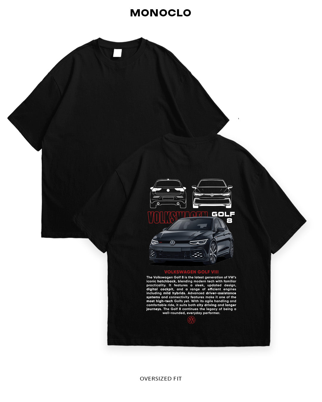 Футболка Volkswagen Golf 8 - MONOCLO UA