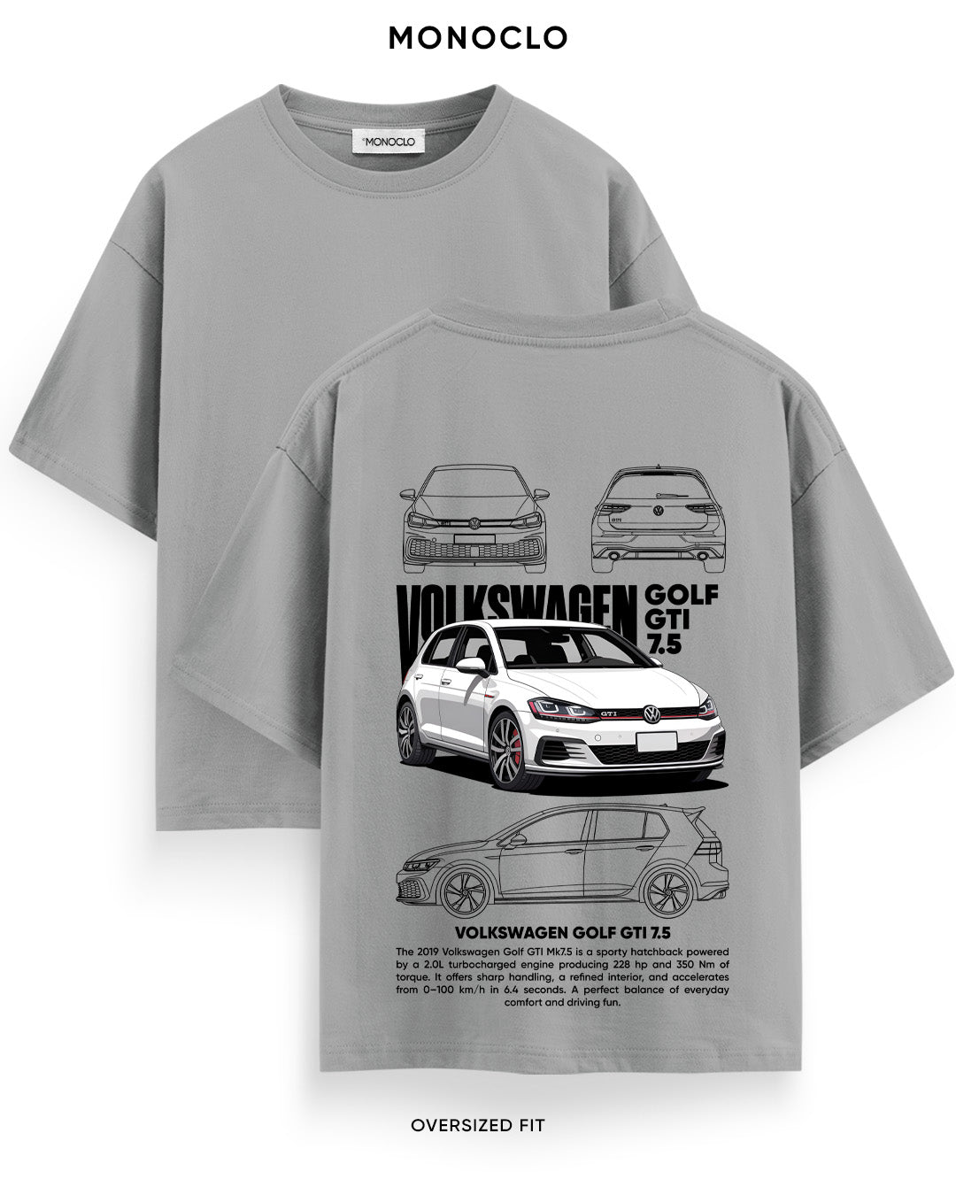Футболка Volkswagen Golf GTI 7.5 - MONOCLO UA