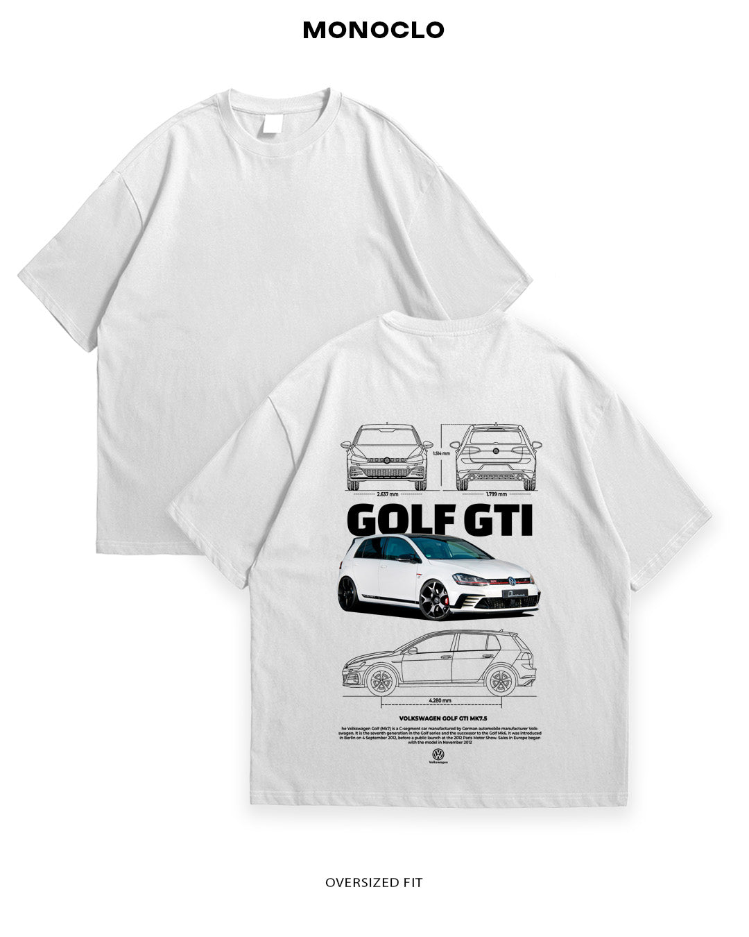 Футболка Volkswagen Golf MK7 - MONOCLO UA