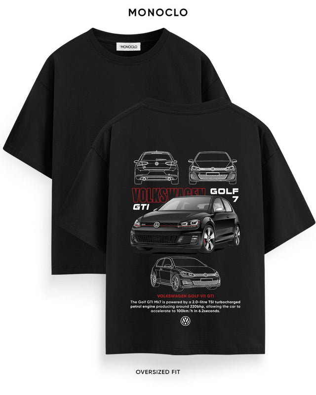 Футболка Volkswagen Golf VII GTI Black v.5 - MONOCLO UA