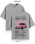 Футболка Volkswagen Volkswagen Golf GTI Pink - MONOCLO UA