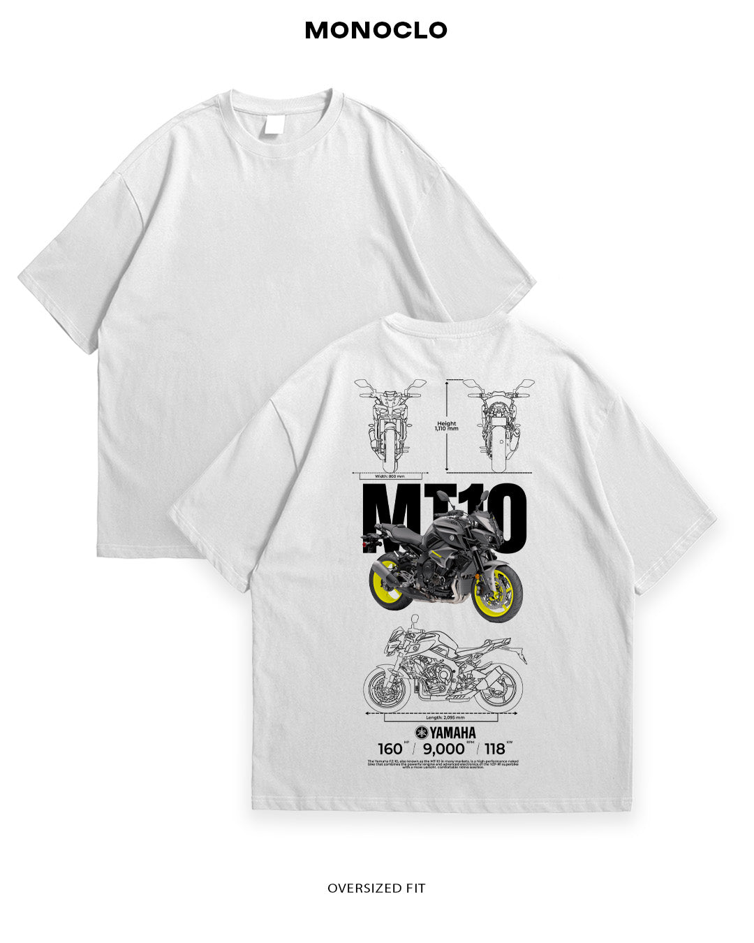 Футболка Yamaha MT - 10 Nova - MONOCLO UA