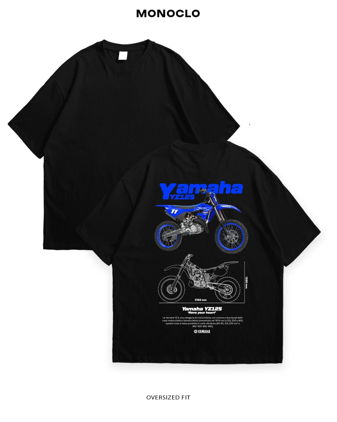 Футболка Yamaha YZ125 - MONOCLO UA