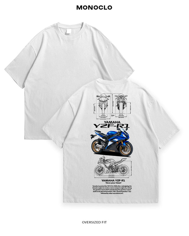Футболка Yamaha YZF - R1 3 - MONOCLO UA