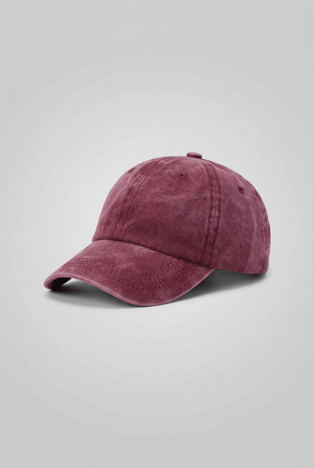 Кепка Basic Washed Burgundy