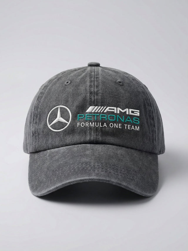 Кепка Mercedes AMG Petronas Washed Graphite