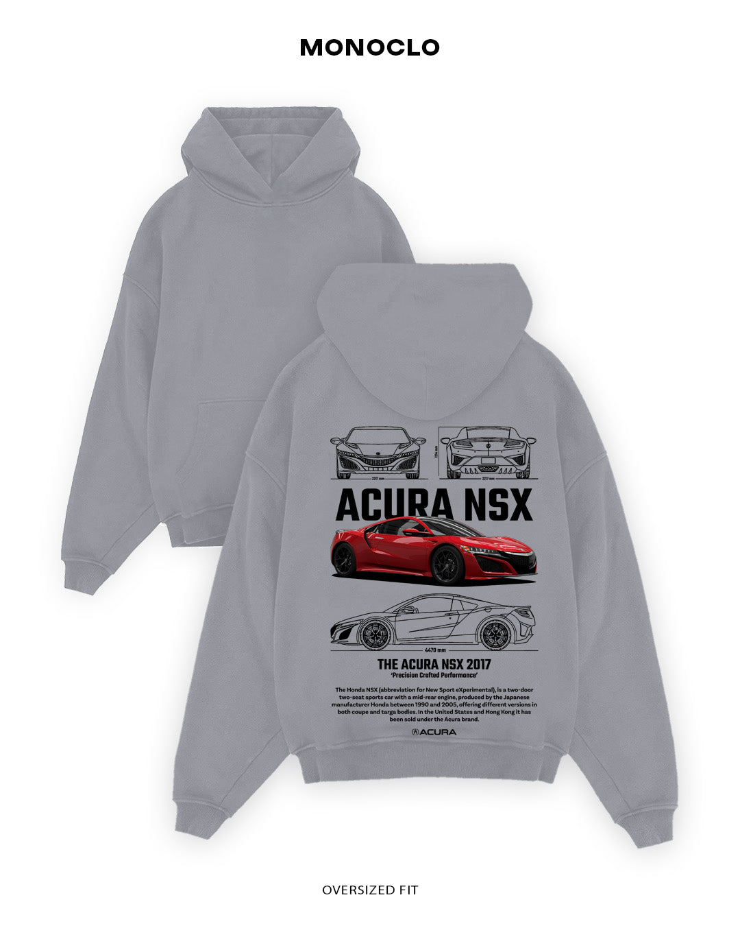 Худі Acura NSX - MONOCLO UA