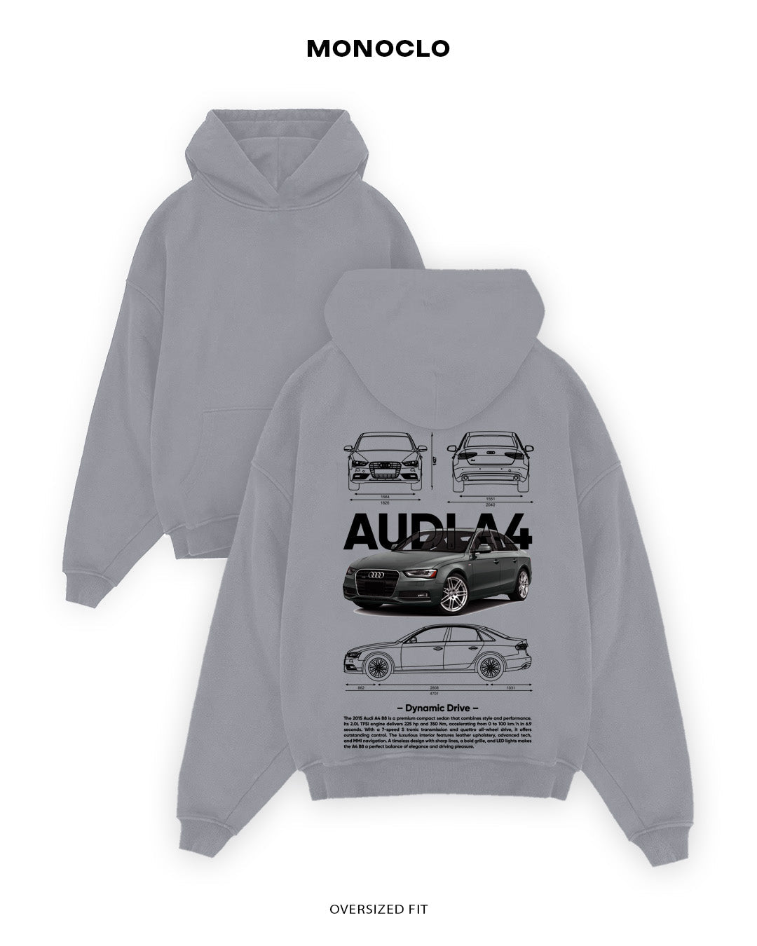 Худі Audi A4 B8 - MONOCLO UA