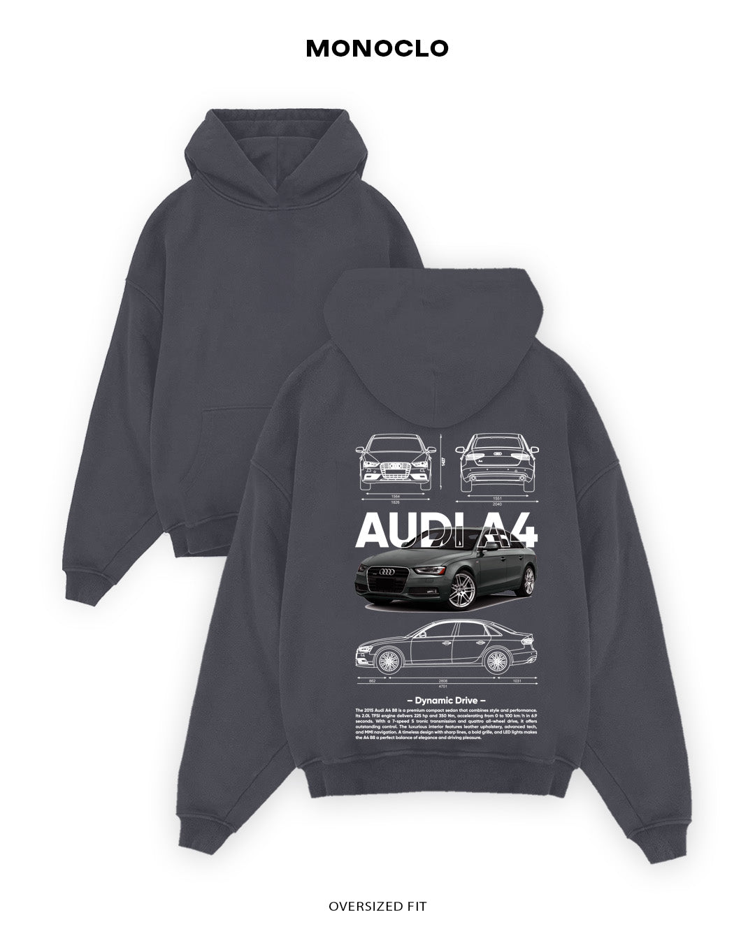 Худі Audi A4 B8 - MONOCLO UA