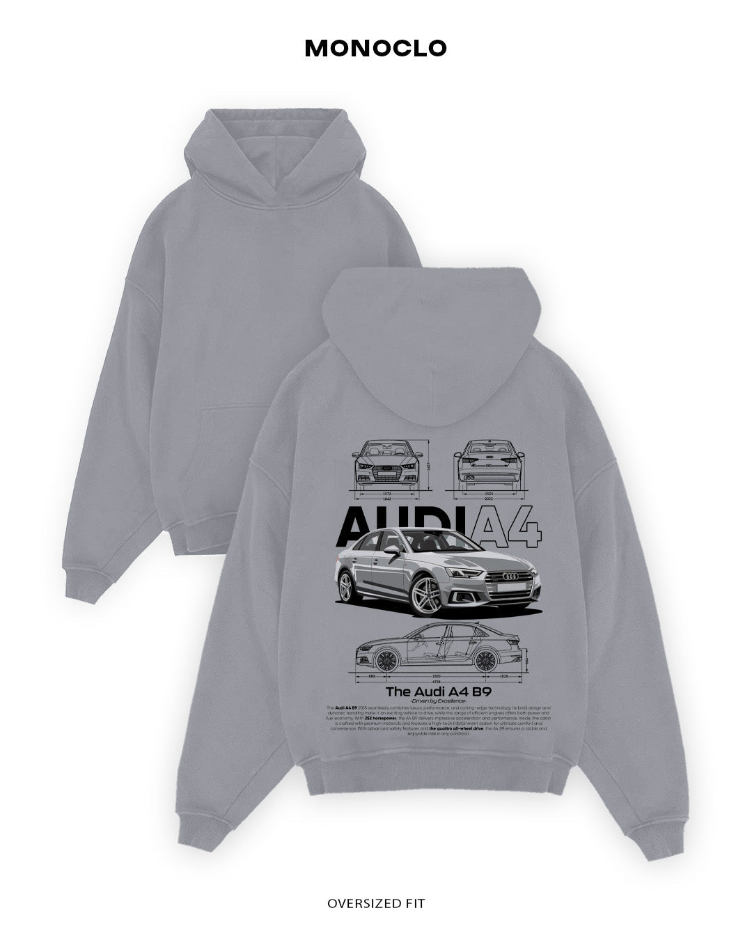 Худі Audi A4 B9 - MONOCLO UA