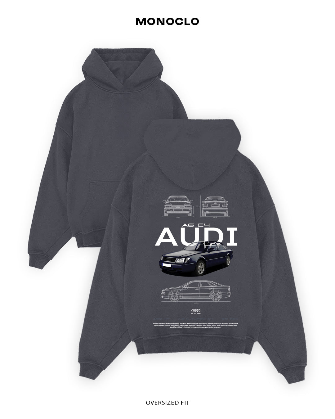 Худі Audi A6 C4 - MONOCLO UA