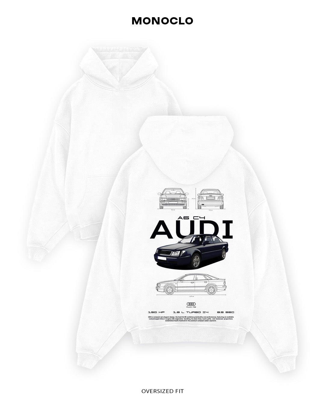 Худі Audi A6 C4 - MONOCLO UA