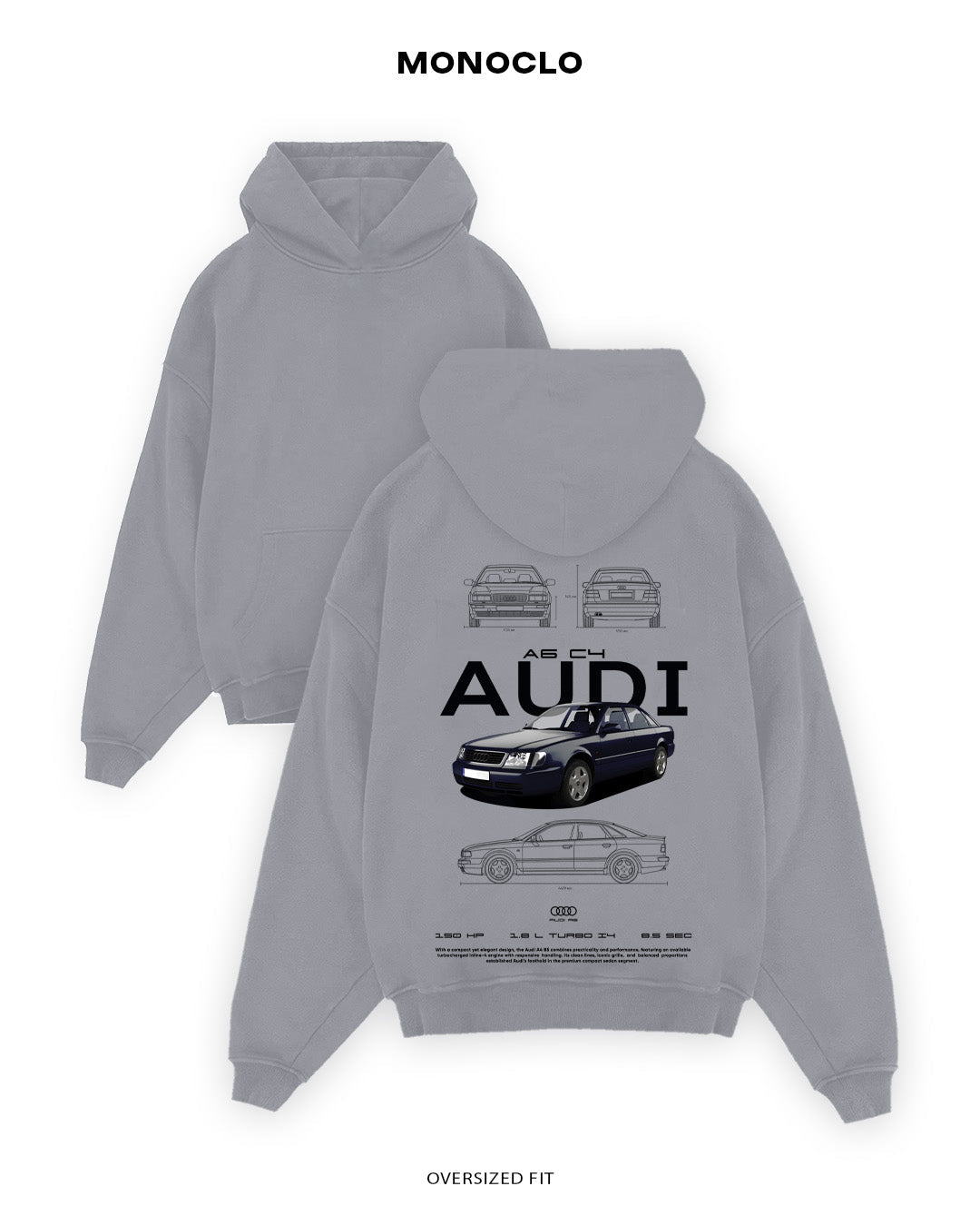 Худі Audi A6 C4 - MONOCLO UA