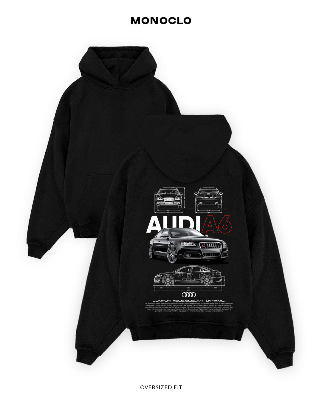 Худі Audi A6 C6 - MONOCLO UA
