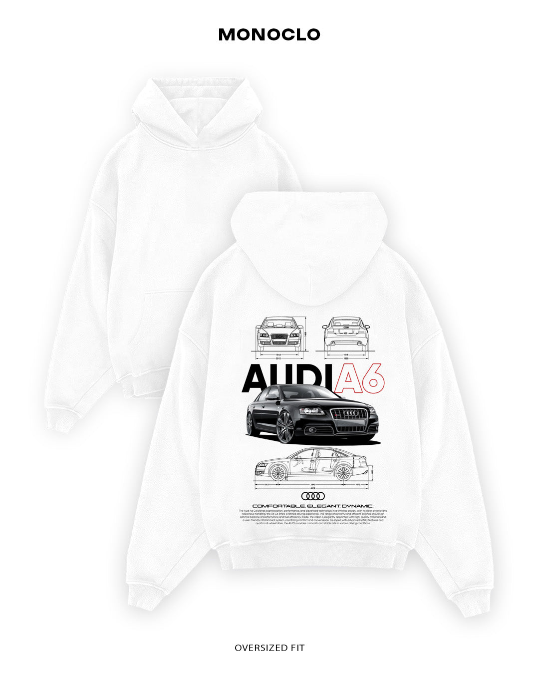 Худі Audi A6 C6 - MONOCLO UA