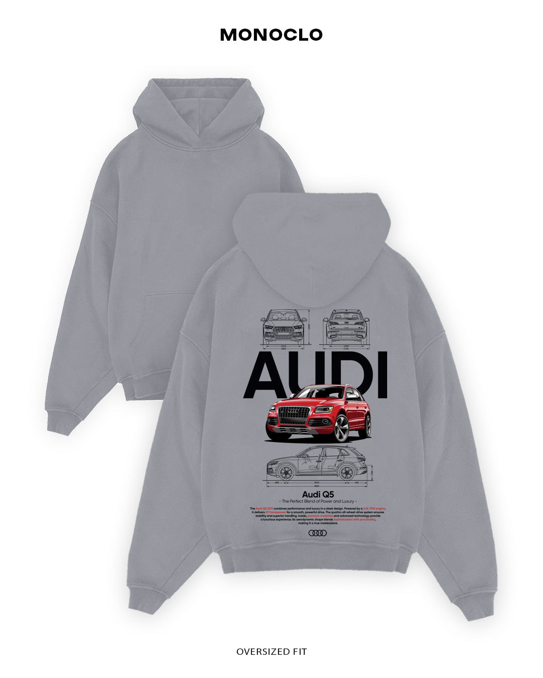 Худі Audi Q5 2011 - MONOCLO UA