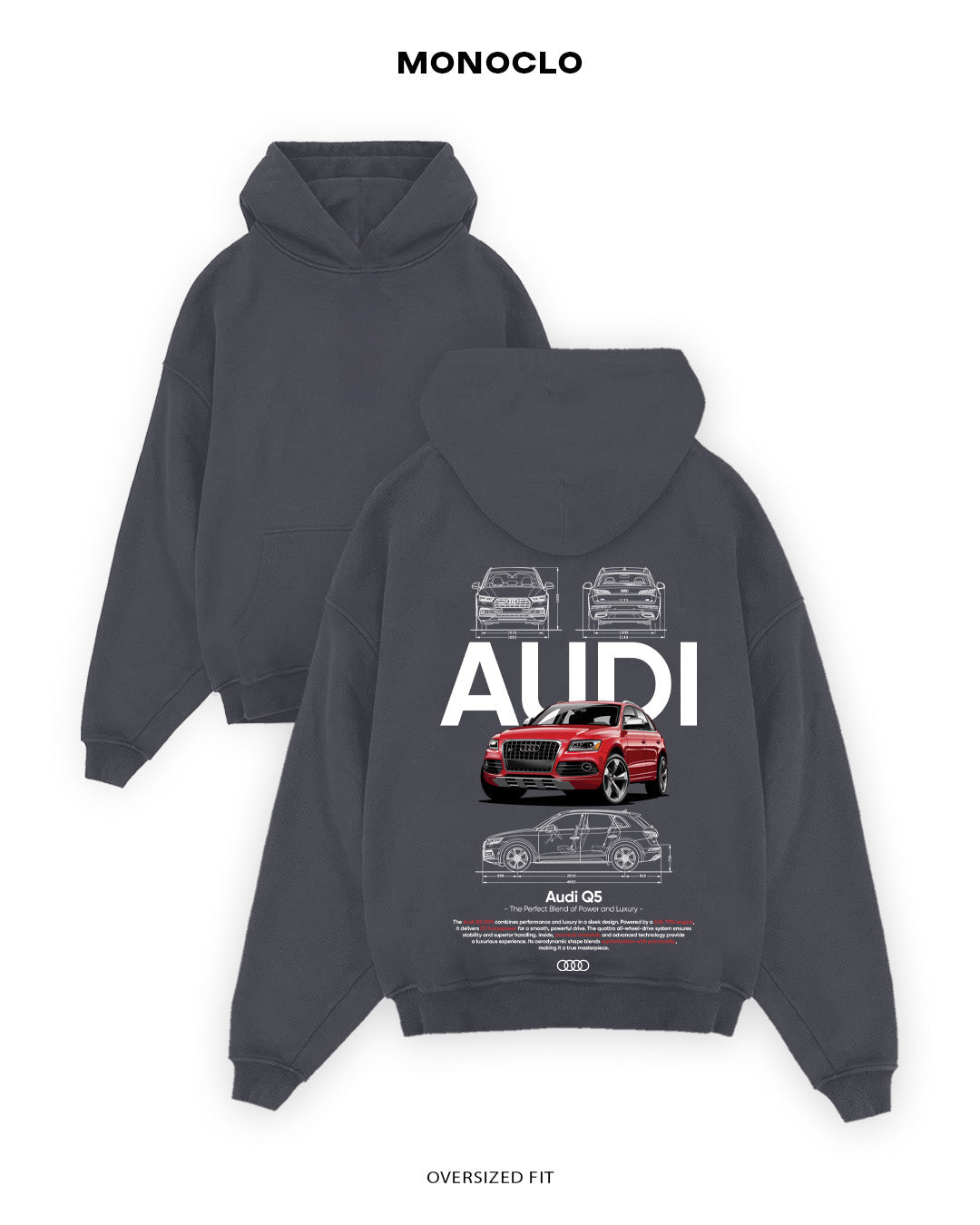 Худі Audi Q5 2011 - MONOCLO UA