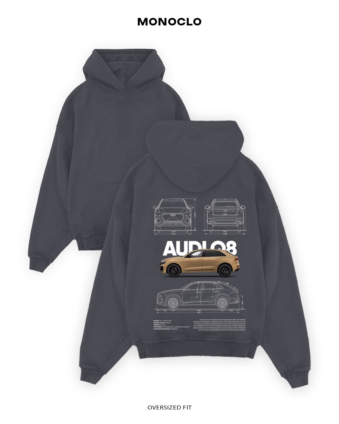 Худі Audi Q8 2023 - MONOCLO UA