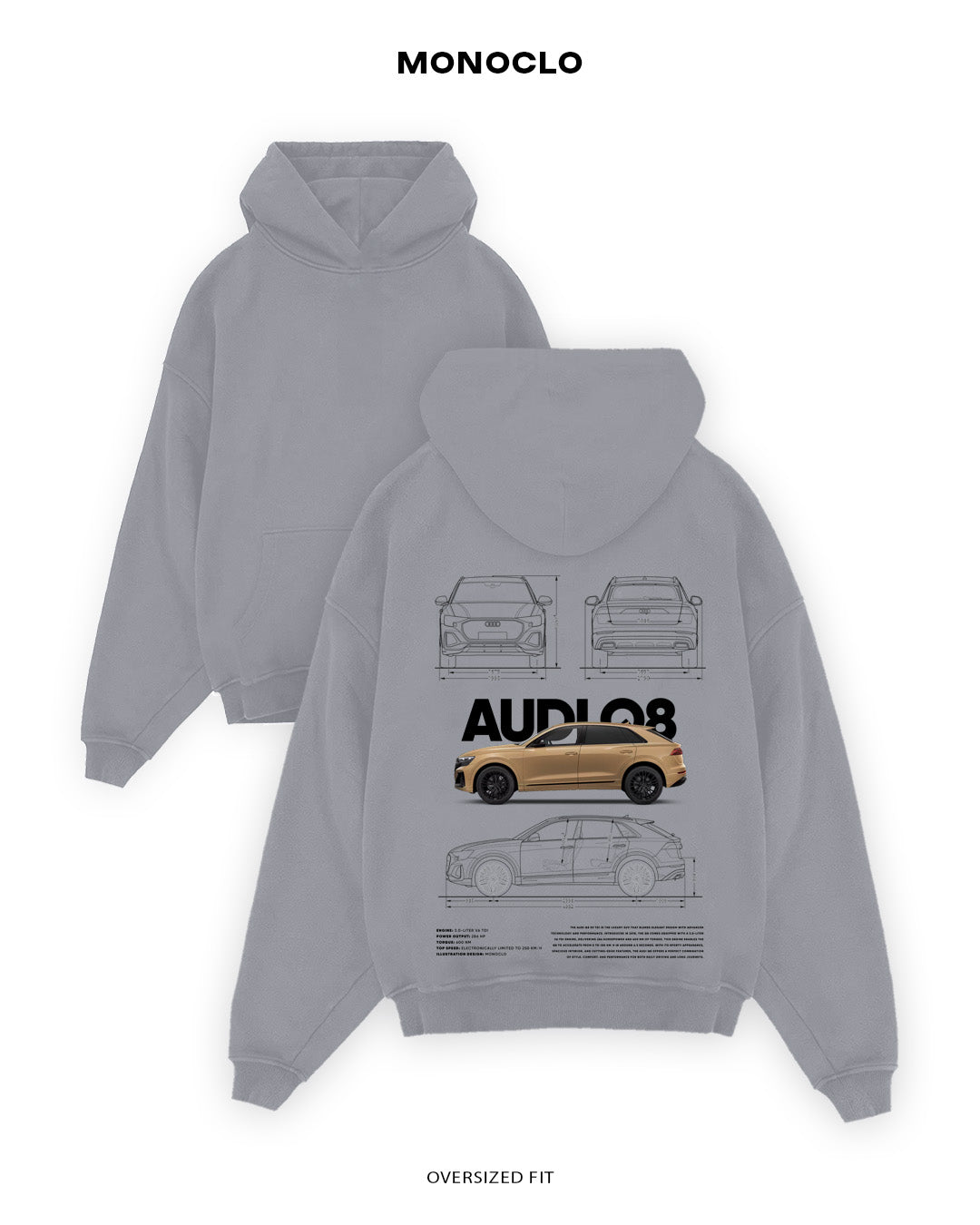 Худі Audi Q8 2023 - MONOCLO UA