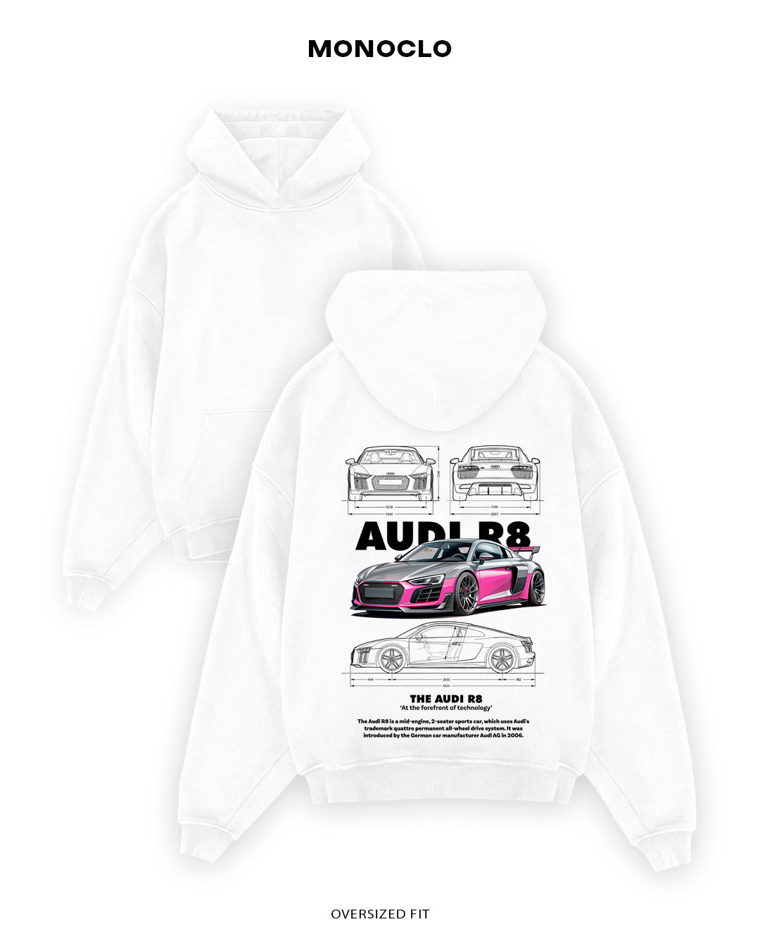 Худі Audi R8 PG - MONOCLO UA