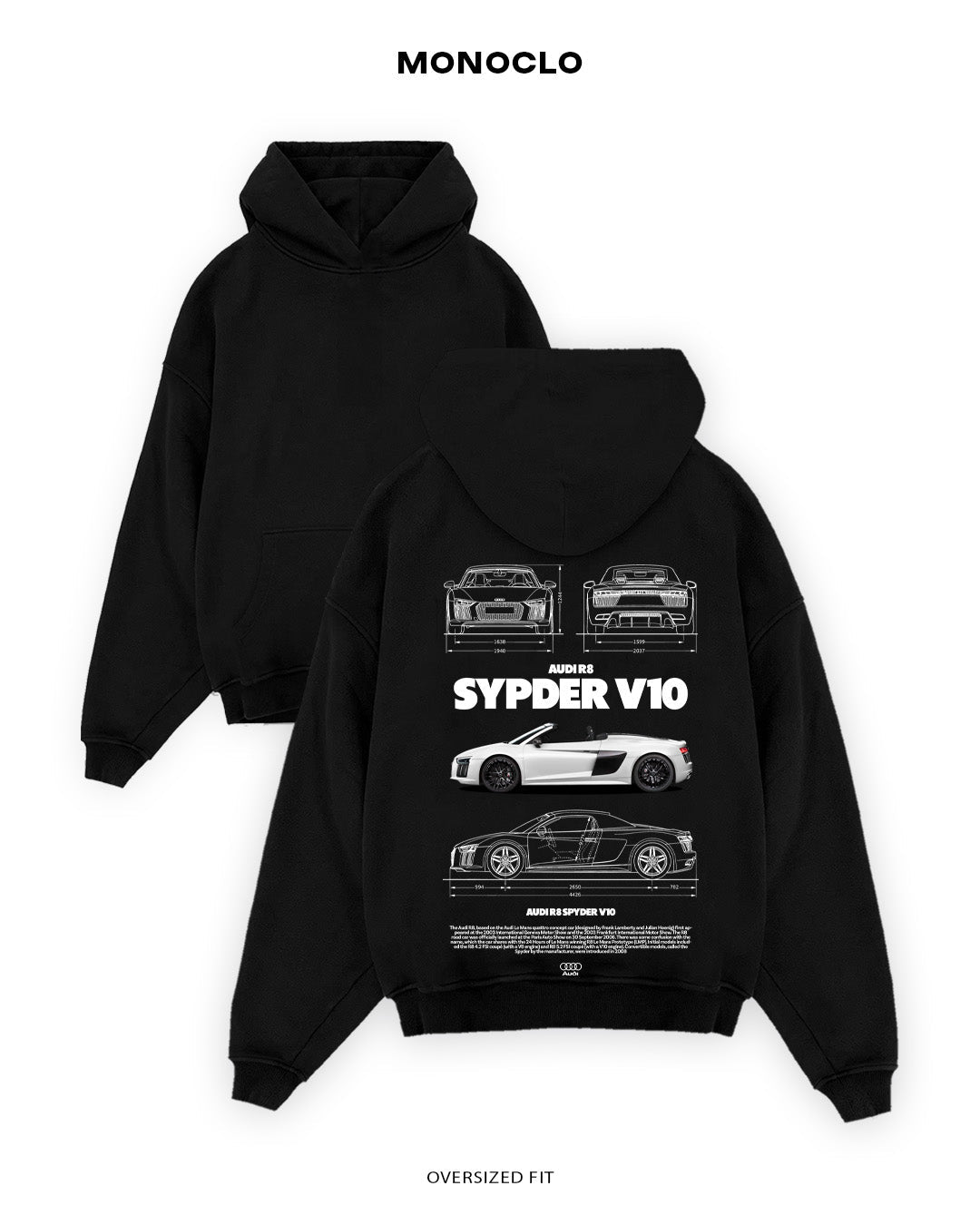 Худі Audi R8 Spyder - MONOCLO UA