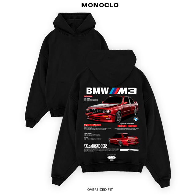 Худі BMW M3 E30 EVO - shop_name Чорний