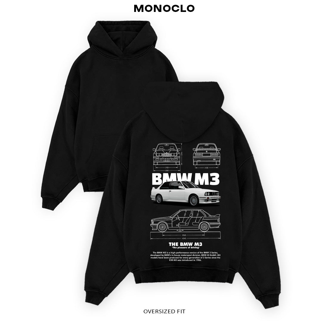 Худі BMW M3 E30 Milk - shop_name Чорний