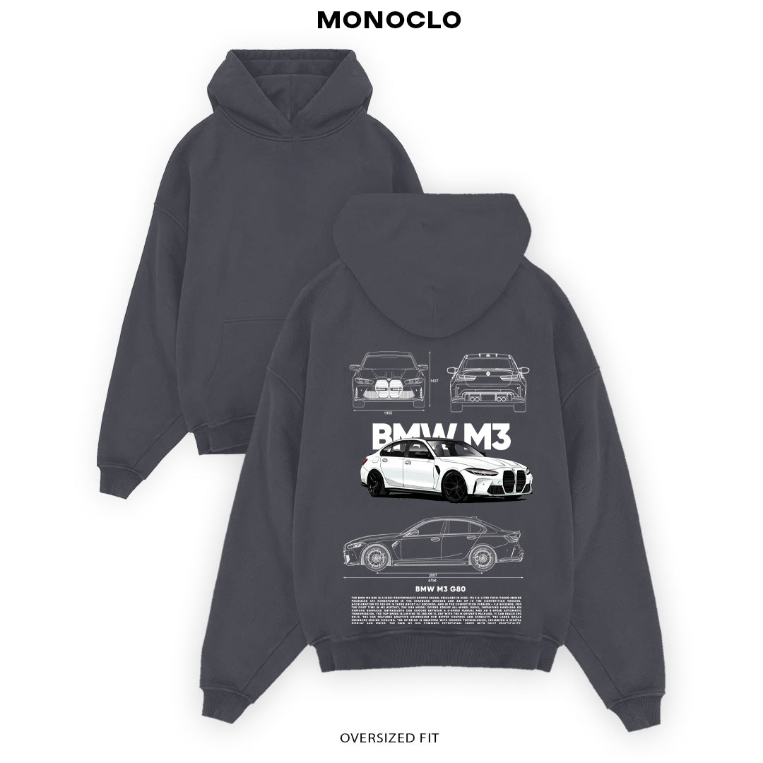 Худі BMW M3 G80 (W) - MONOCLO UA
