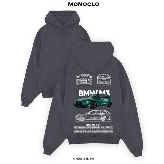 Худі BMW M3 G81 - shop_name Графітовий