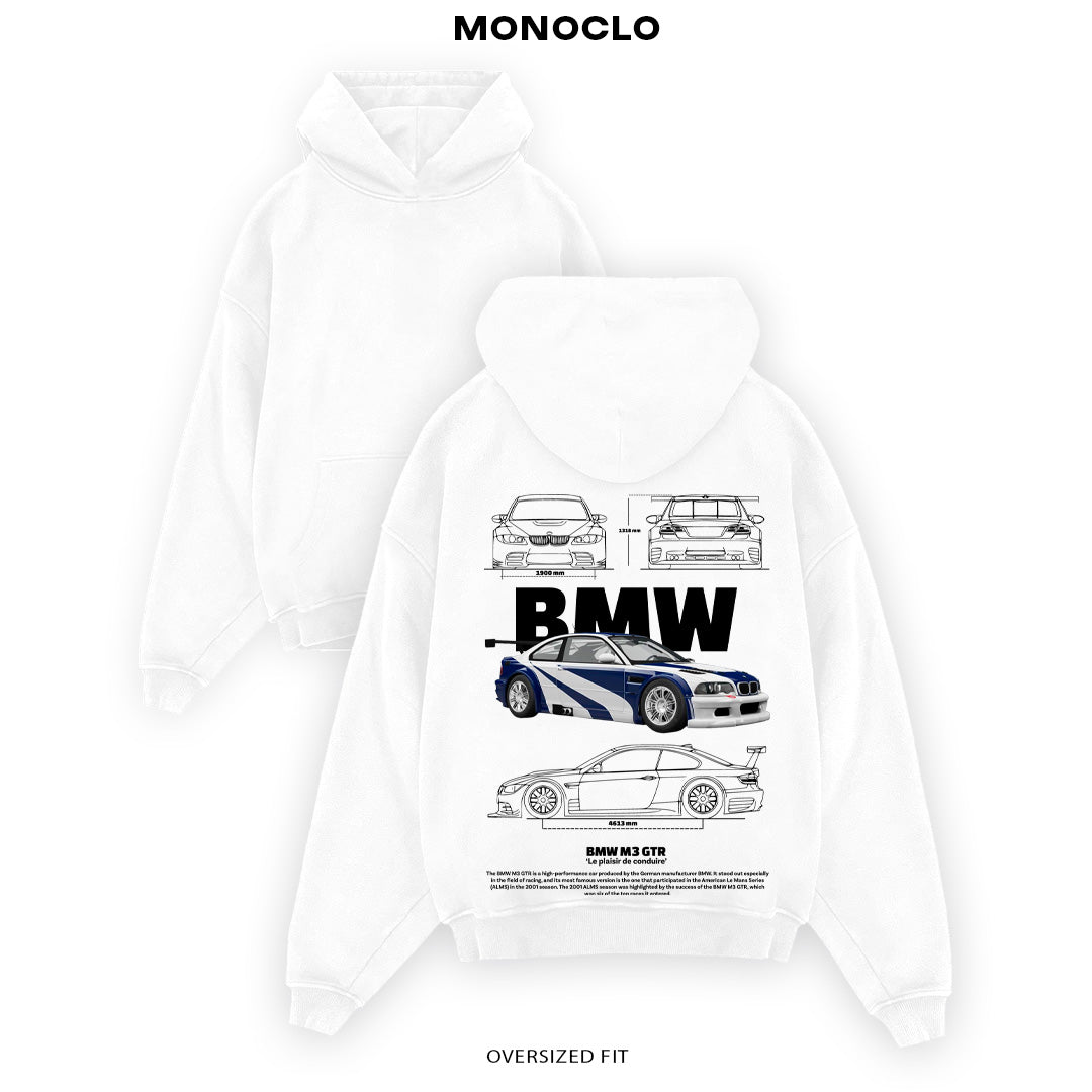 Худі BMW M3 GTR Art - shop_name Білий