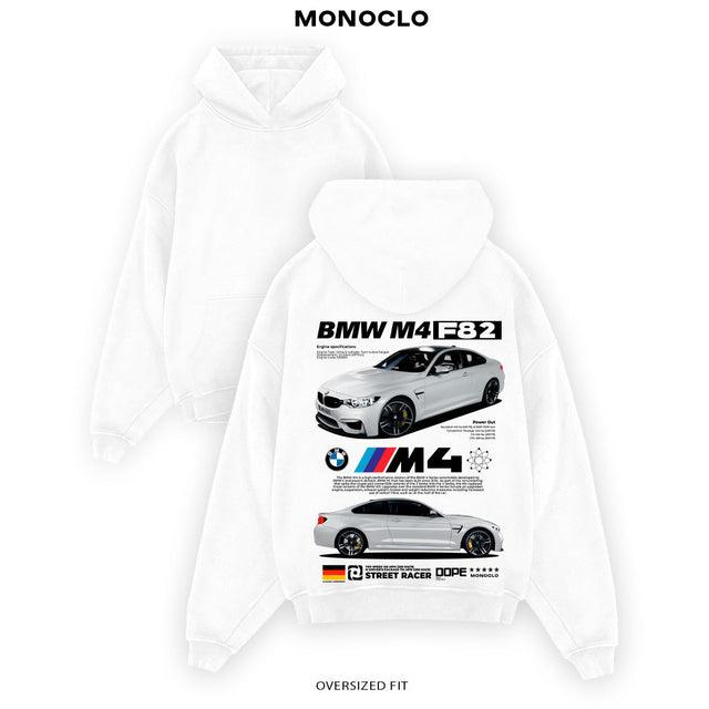 Худі BMW M4 F82 - shop_name Білий