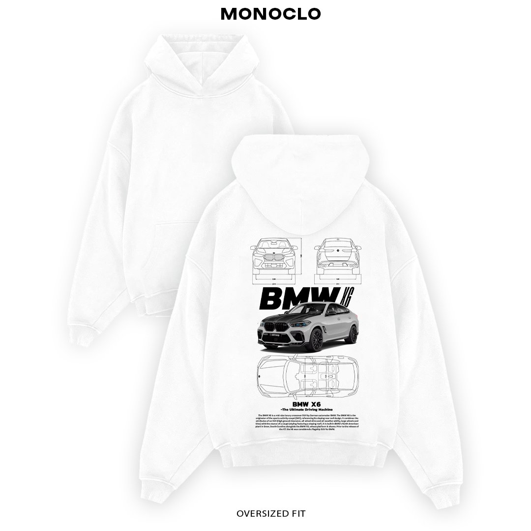 Худі BMW X5M G06 - shop_name Білий