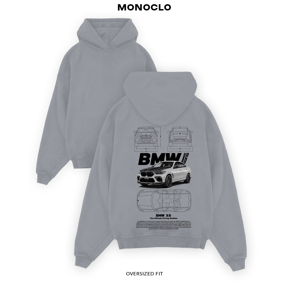 Худі BMW X5M G06 - shop_name Сірий