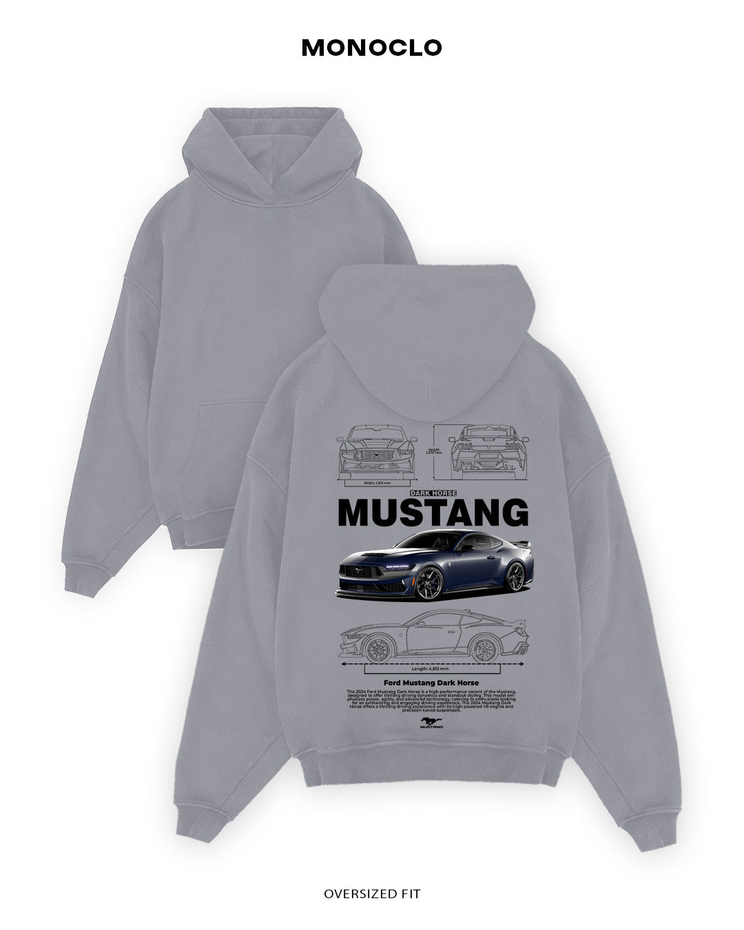 Худі Ford Dark Horse`24 - MONOCLO UA
