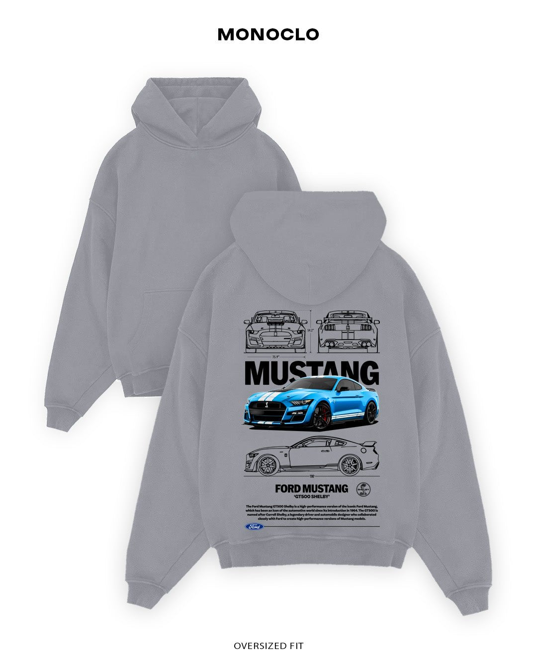 Худі Ford GT500 Shelby - MONOCLO UA