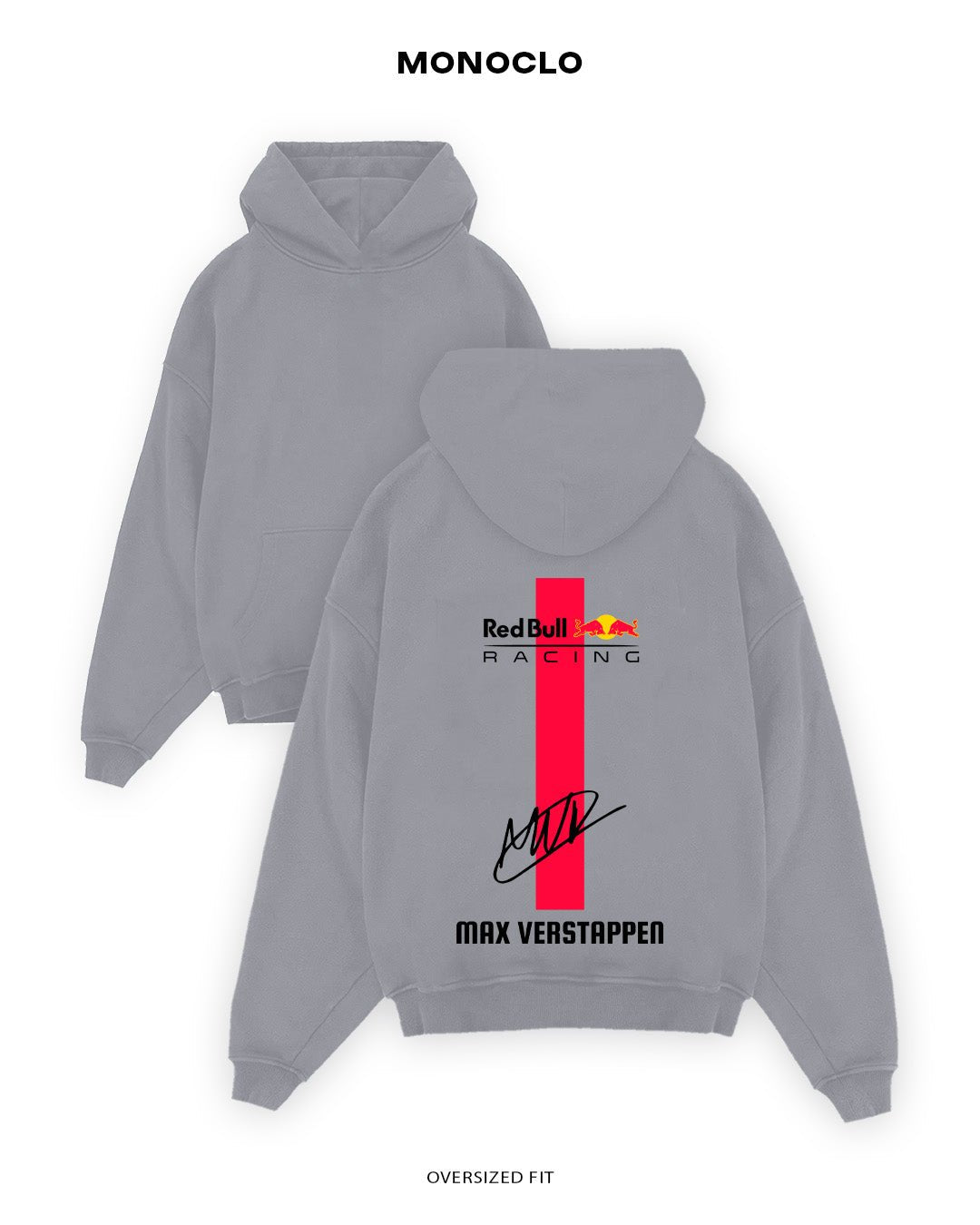 Худі Formula 1 Monoclo Max Verstappen Racing - shop_name Сірий