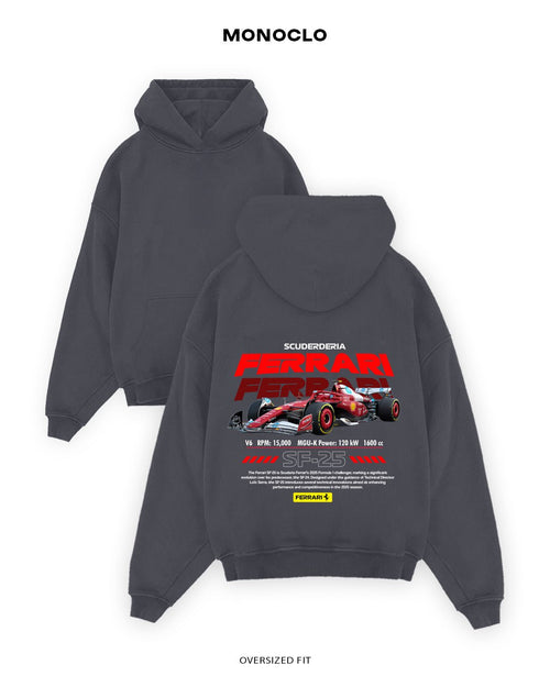 Худі Formula 1 Monoclo Scuderia Ferrari SF - 25 - shop_name Графітовий