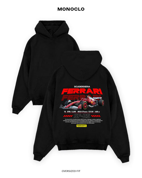 Худі Formula 1 Monoclo Scuderia Ferrari SF - 25 - shop_name Чорний