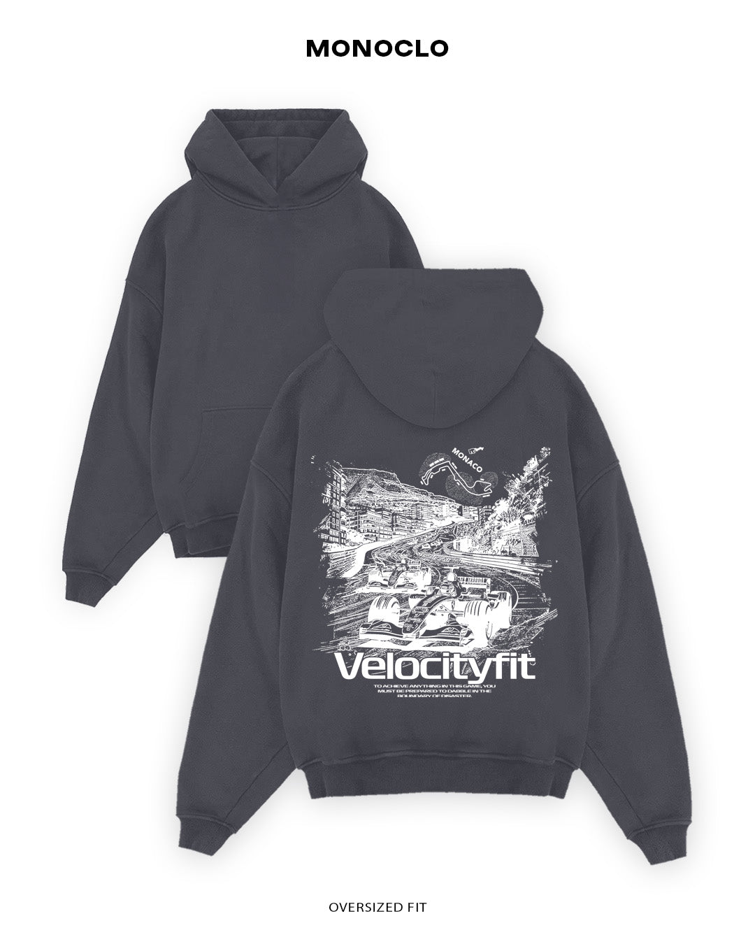 Худі Formula 1 Monoclo VelocityFit Monaco - shop_name Графітовий
