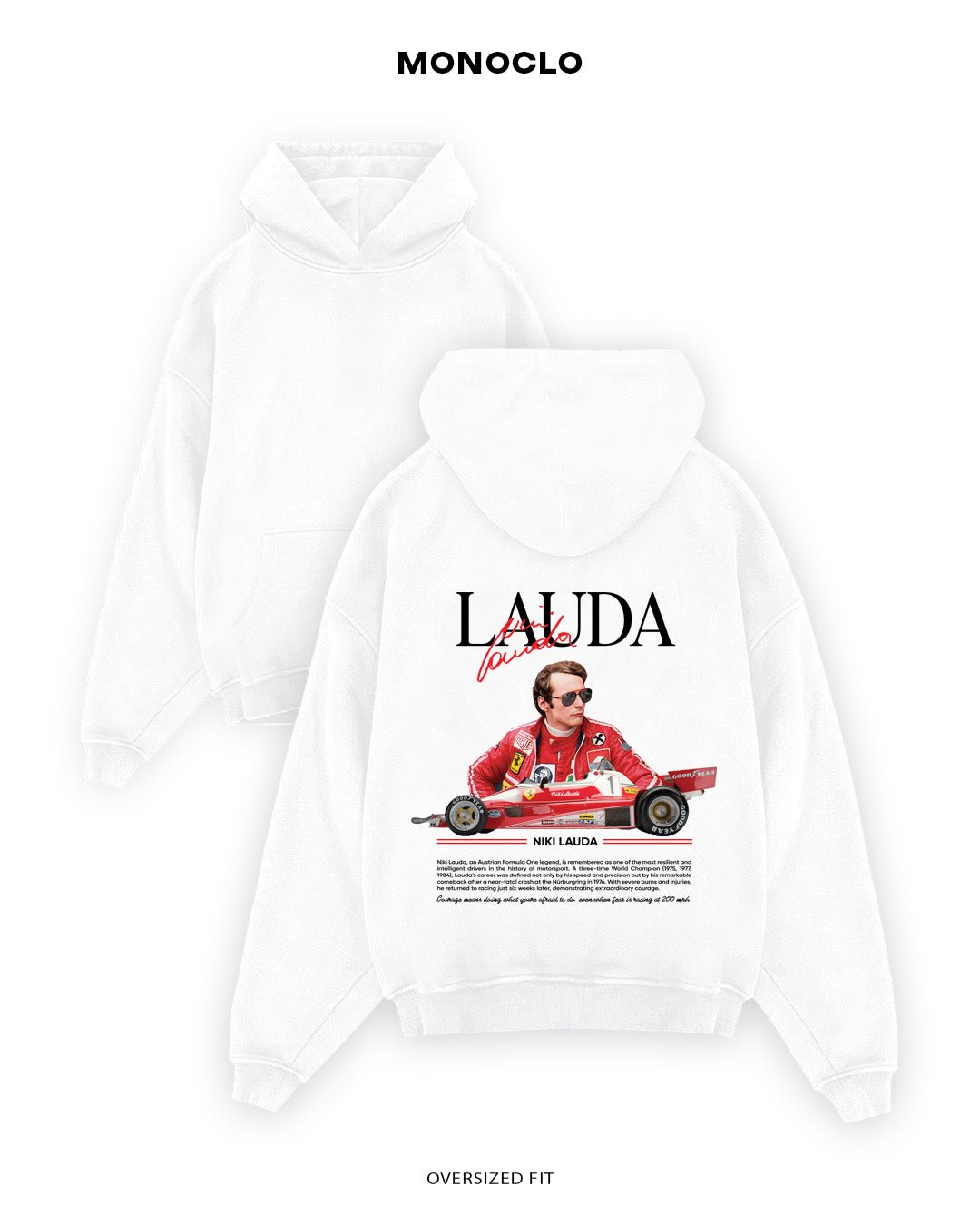 Худі Formula 1 Niki Lauda - shop_name Білий
