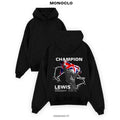 Худі Hamilton Brasil чорне - оверсайз худі Formula 1 Monoclo