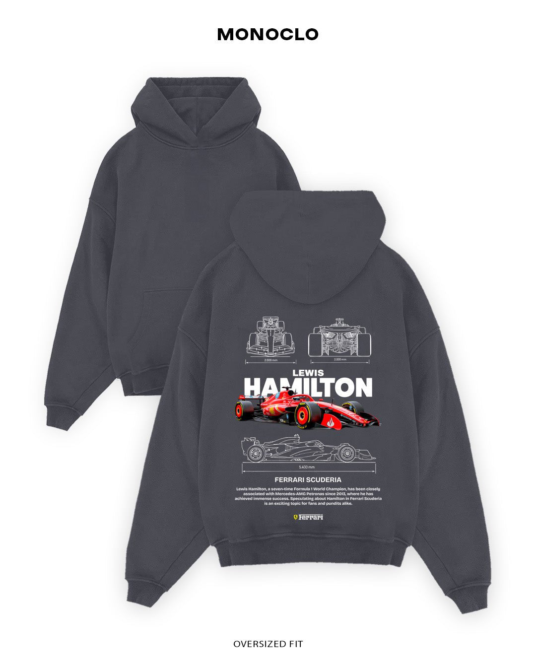 Худі Hamilton Ferrari - MONOCLO UA