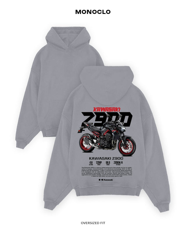 Худі Kawasaki Z900 Red - MONOCLO UA