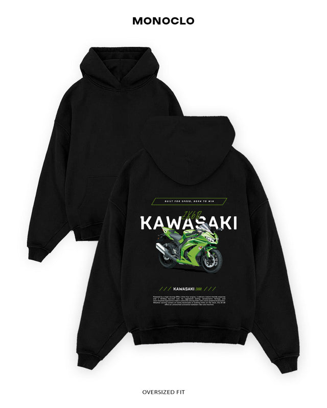 Худі Kawasaki ZX6R - shop_name Чорний