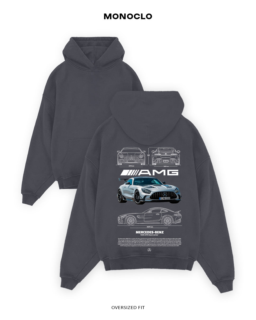 Худі Mercedes - Benz AMG GT - MONOCLO UA