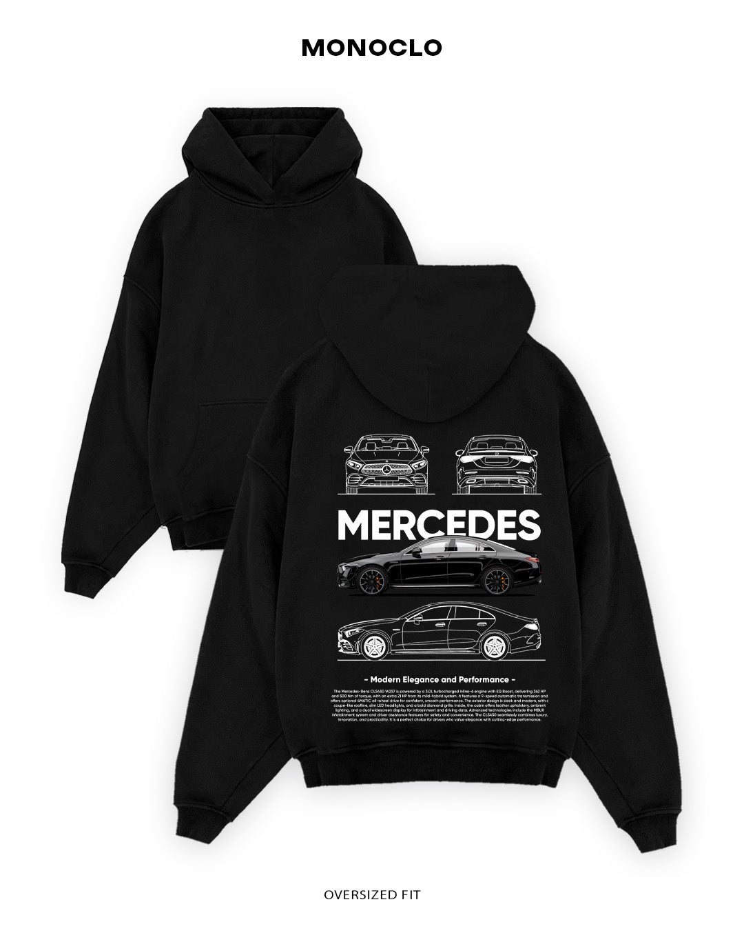 Худі Mercedes - Benz CLS 450 W257 - MONOCLO UA