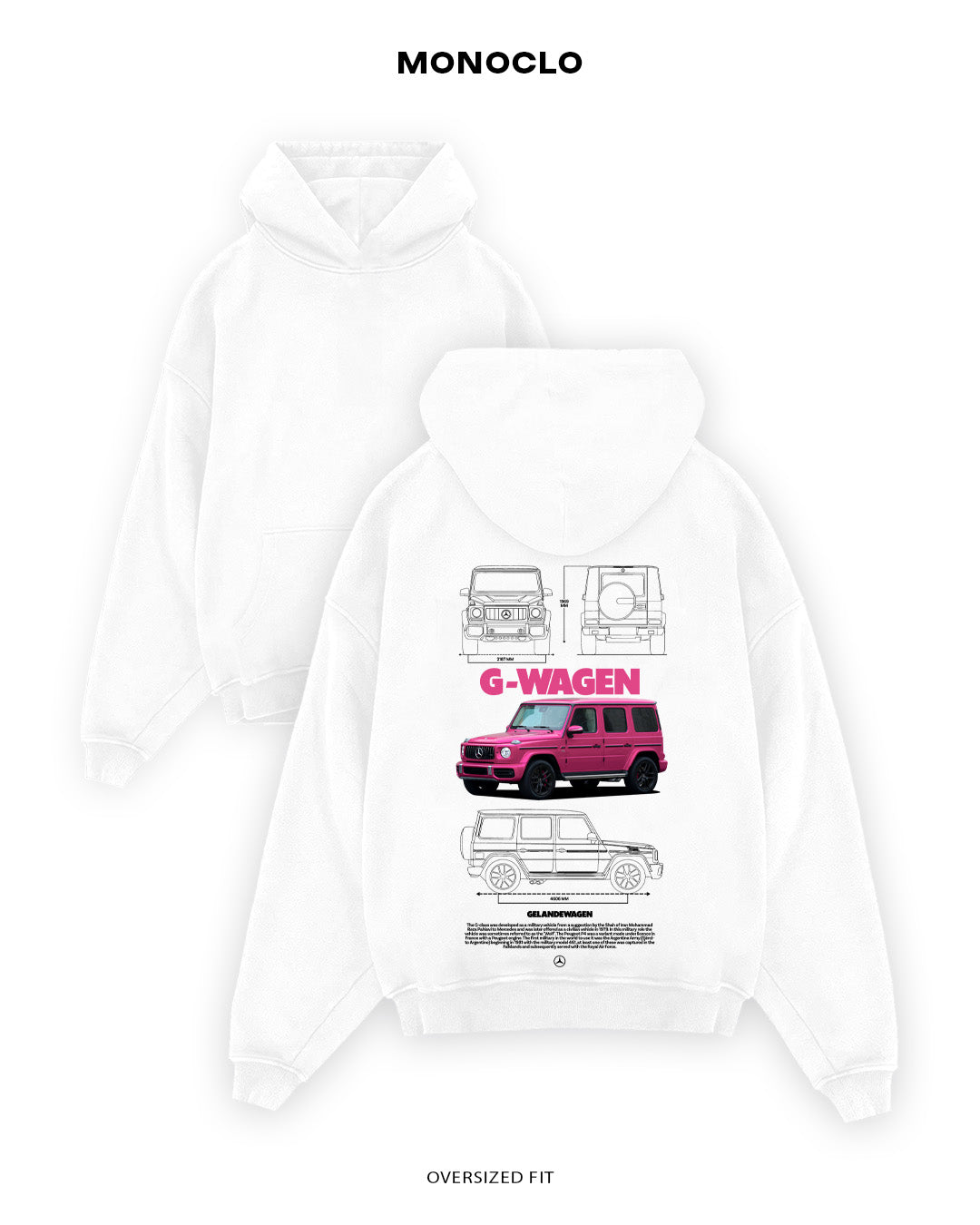 Худі Mercedes - Benz G - WAGEN - MONOCLO UA